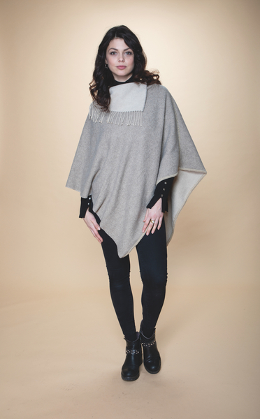 Beige Emma Poncho | Emma Poncho