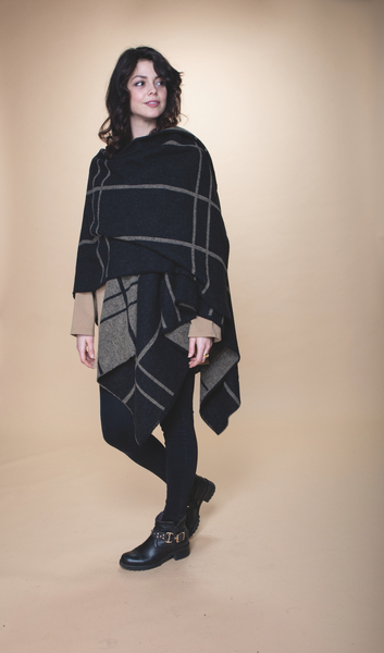 Beige Aurora Poncho | Aurora Poncho