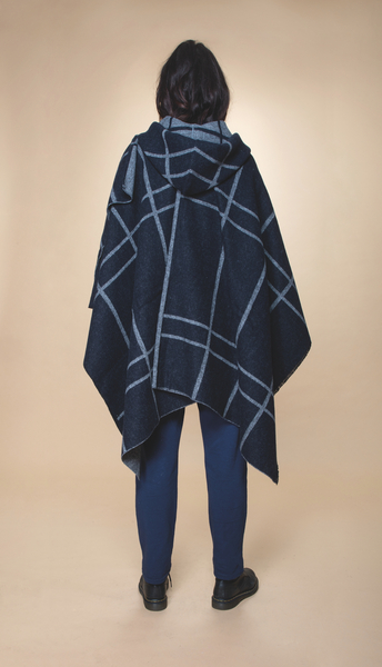 Blue Aurora Poncho | Aurora Poncho