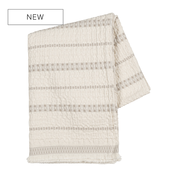 Taupe Lisbon Throw | Lisbon