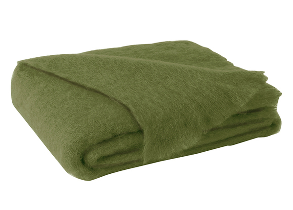 Fern Brushed Mohair Throw | New Zealand Mohair