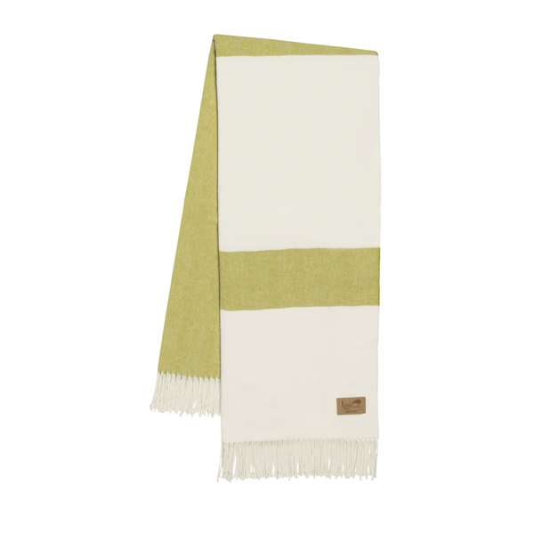 Lemongrass Sydney Herringbone Stripe Throw | Sydney Herringbone Stripe