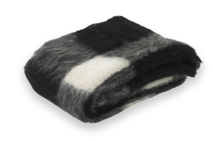 Image Friesian Plaid Brushed Alpaca Throw