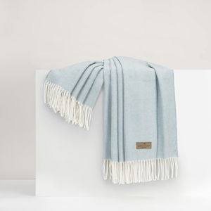 Image Glacier Italian Herringbone Throw