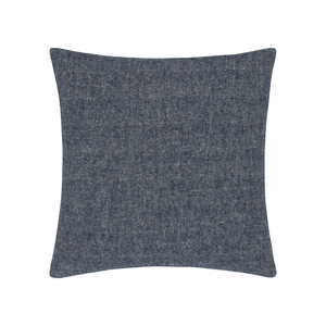 Image Navy Zip Solid Herringbone Pillow